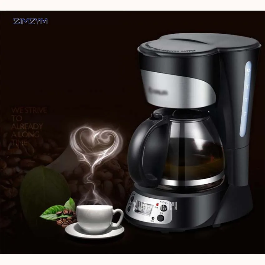DL KF300 750 мл 220 В/50 Гц 800 Вт электрическая капельная Кофеварка черные песочные часы