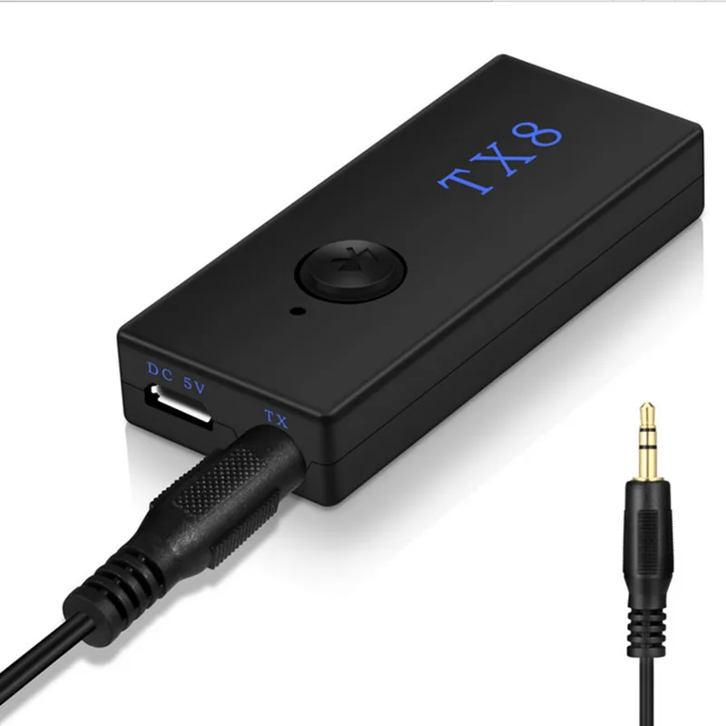 Беспроводной аудио адаптер Plug & Play Bluetooth передатчик с портом RCA 3 5 мм не требует