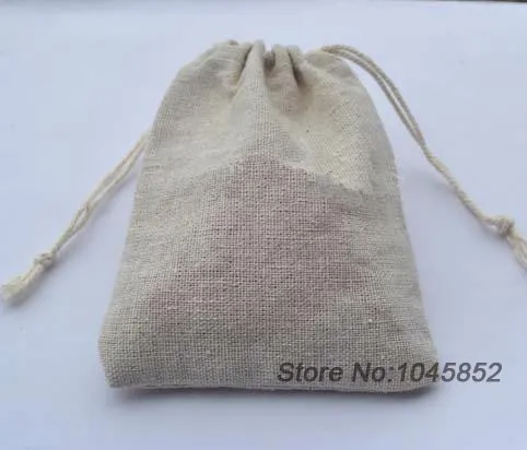 200 pieces W8CM*H10CM small Jute drawstring bag for storage Linen Gift Packaging Bags
200 pieces W8CM*H10CM small Jute drawstring bag for storage Linen Gift Packaging Bags