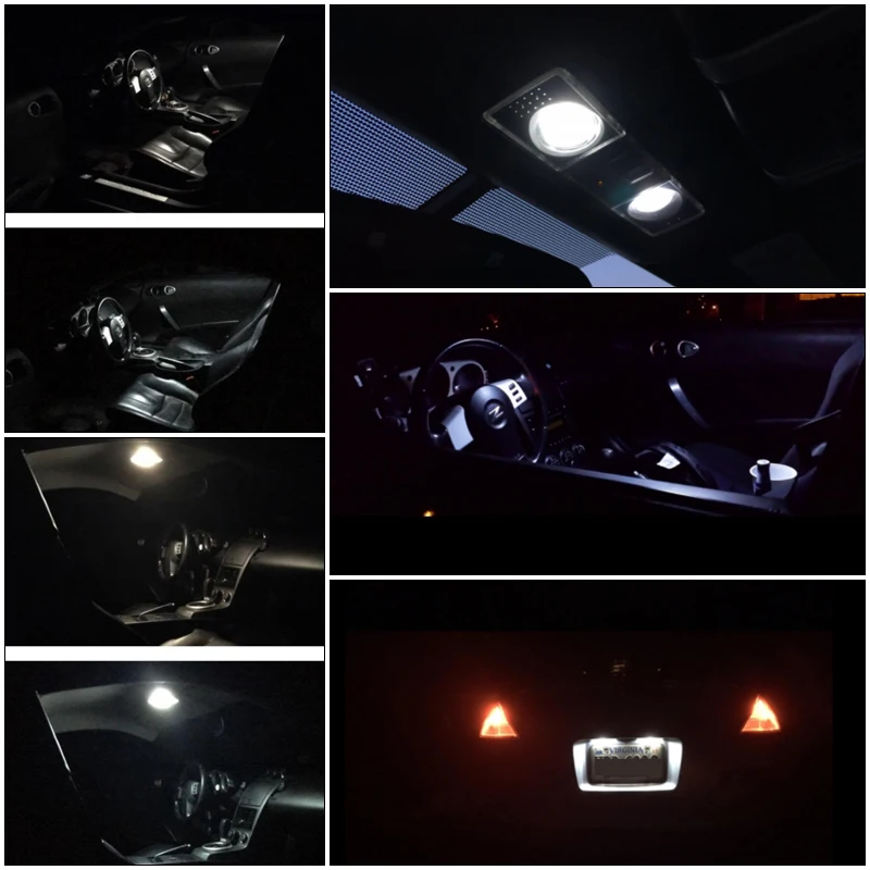 8 шт. внутренпосылка Комплект ламп для Chevrolet Chevy Колорадо 2004 2012|Сигнальная лампа| |