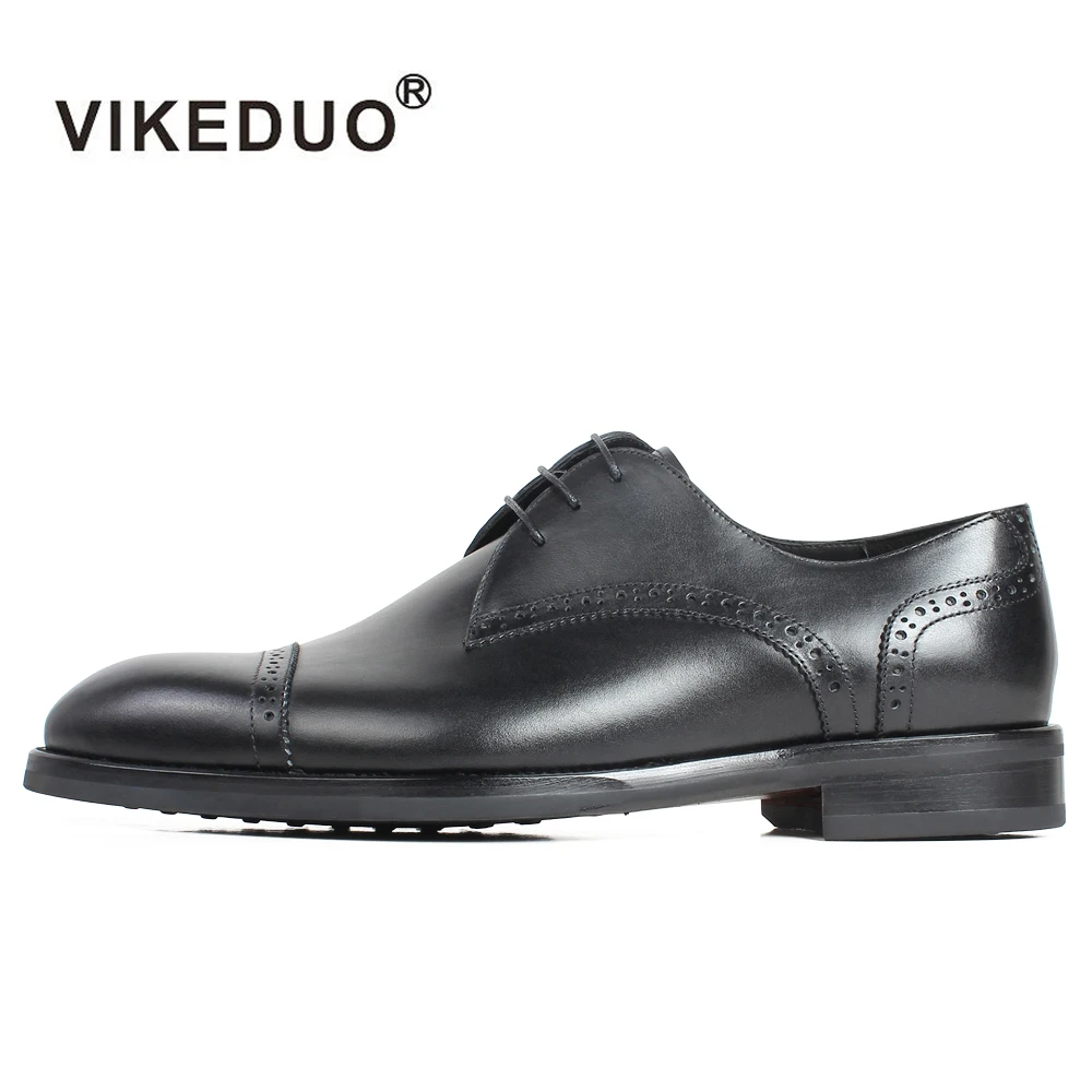 VIKEDUO Handmade Calf Leather Men's Shoes Plain Black Flat Wedding Office Business Dress Shoes Male Patina Derby Mans Footwear
VIKEDUO Handmade Calf Leather Men's Shoes Plain Black Flat Wedding Office Business Dress Shoes Male Patina Derby Mans Footwear