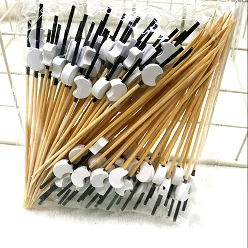 100Pcs 12cm Bamboo Food Skewers For Canape Cupcake Fruit Pitchfork Formal Party Cake Dessert Salad Vegetables Probes Fork
100Pcs 12cm Bamboo Food Skewers For Canape Cupcake Fruit Pitchfork Formal Party Cake Dessert Salad Vegetables Probes Fork