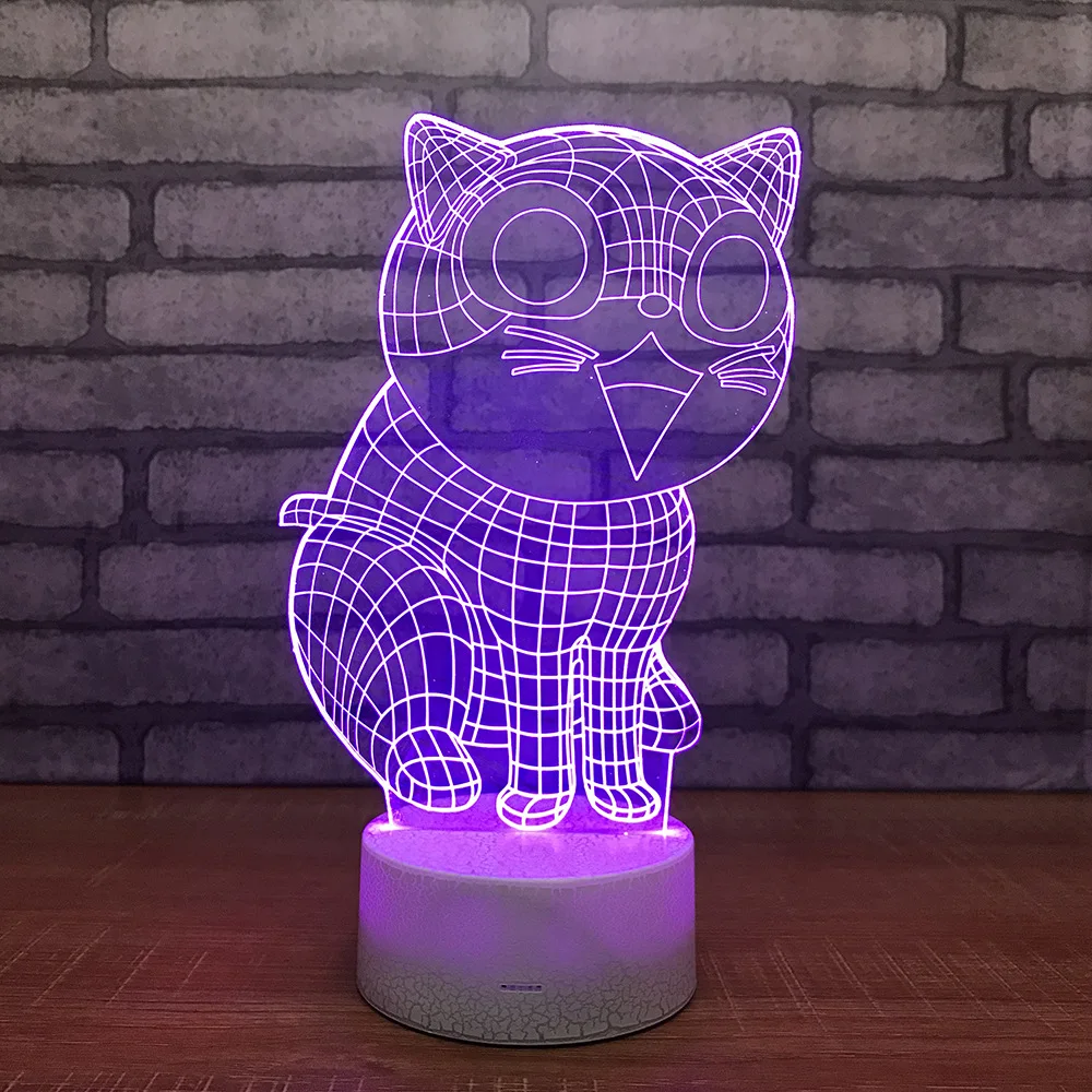 Cat LED Night Light 7 Color Change Desk Light Action Figures Boys Girls Birthday Toys 107
Cat LED Night Light 7 Color Change Desk Light Action Figures Boys Girls Birthday Toys 107
