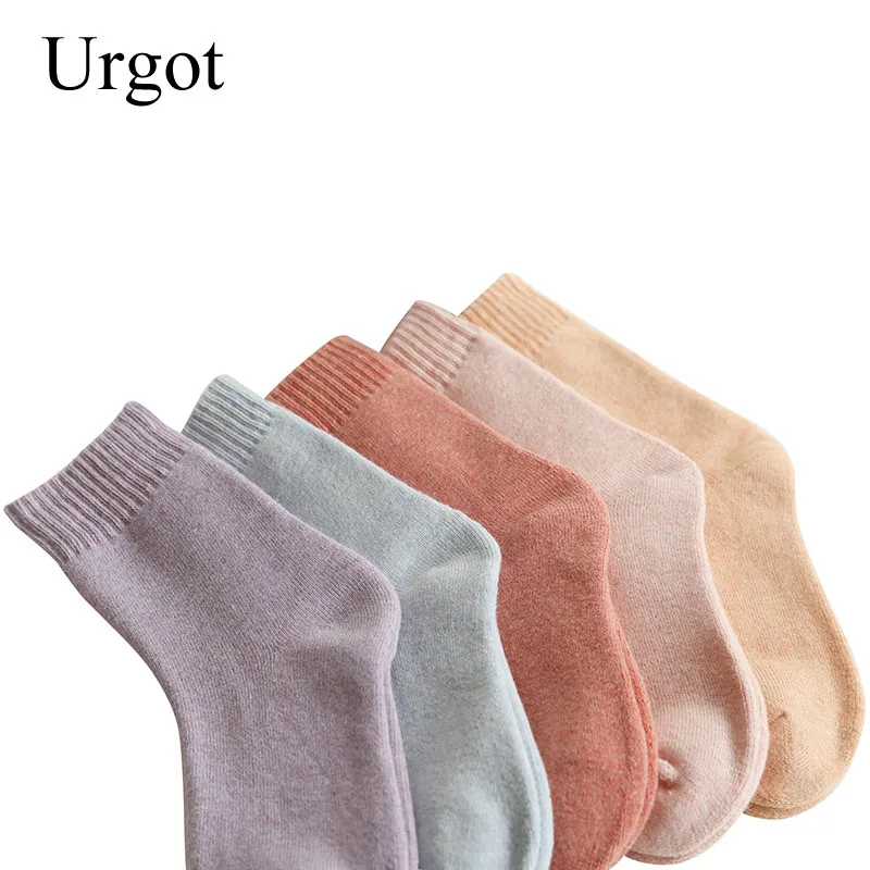 Urgot 6 Pairs Autumn Winter Women's Socks Thickening Terry Socks Coral Velvet Pure Color Home Foor Socks Women Calcetines Mhjer
Urgot 6 Pairs Autumn Winter Women's Socks Thickening Terry Socks Coral Velvet Pure Color Home Foor Socks Women Calcetines Mhjer