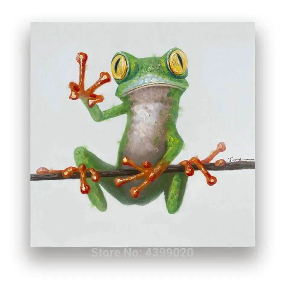 Wall Art Paintings For Living Room Wall Decorative Pictures Modern Animal Hand Painted Children bedroom frog.
Wall Art Paintings For Living Room Wall Decorative Pictures Modern Animal Hand Painted Children bedroom frog.