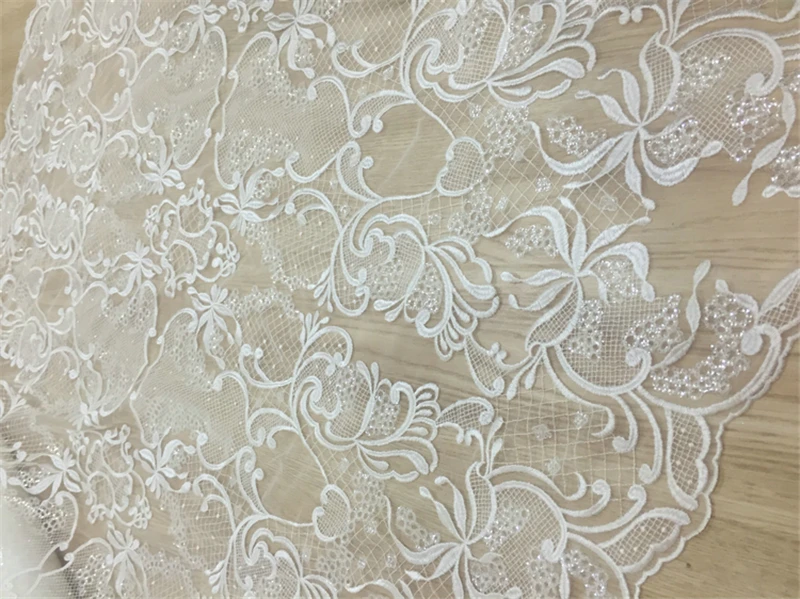 4pc White Beaded Embroidery Patch Sequin Applique Patches For Wedding Dress Embroidered Appliques Parches 30x125cm AC0815
4pc White Beaded Embroidery Patch Sequin Applique Patches For Wedding Dress Embroidered Appliques Parches 30x125cm AC0815