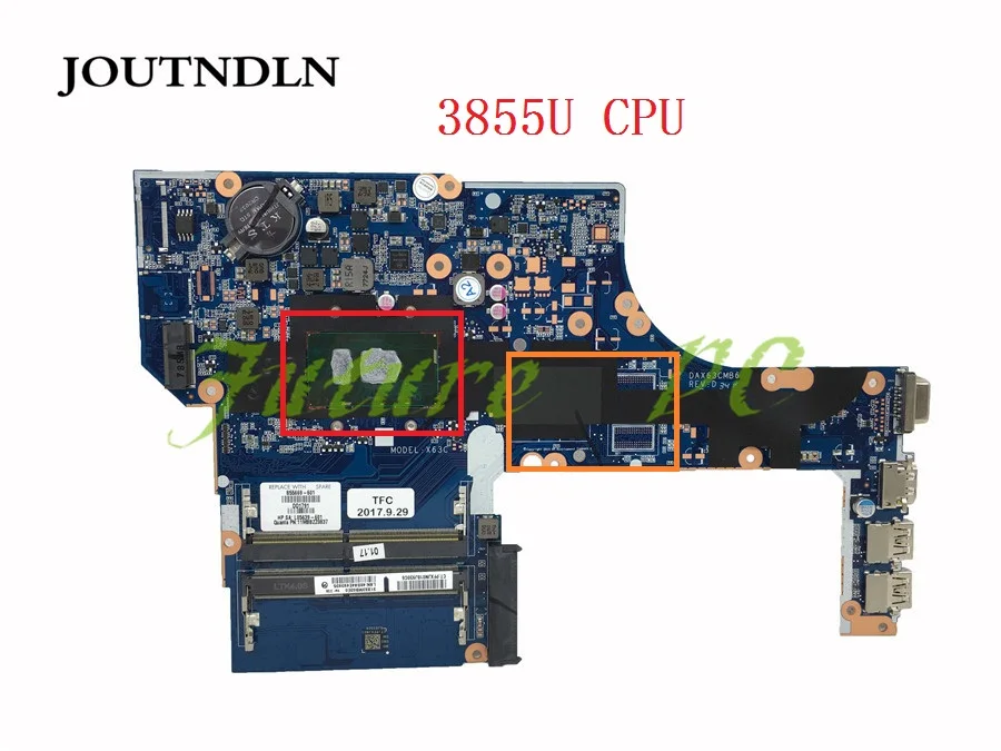 Материнская плата JOUTNDLN для ноутбука HP PROBOOK 450 G3 470 855669-601 855669-501 855669-001 DDR4 DAX63CMB6D1 w 3855U |