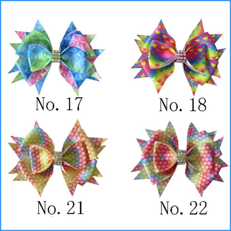 50 BLESSING Girl 3.5" Diamond Rainbow Stylish Hair Bow Clip Unicorn Clover Fruit
50 BLESSING Girl 3.5" Diamond Rainbow Stylish Hair Bow Clip Unicorn Clover Fruit