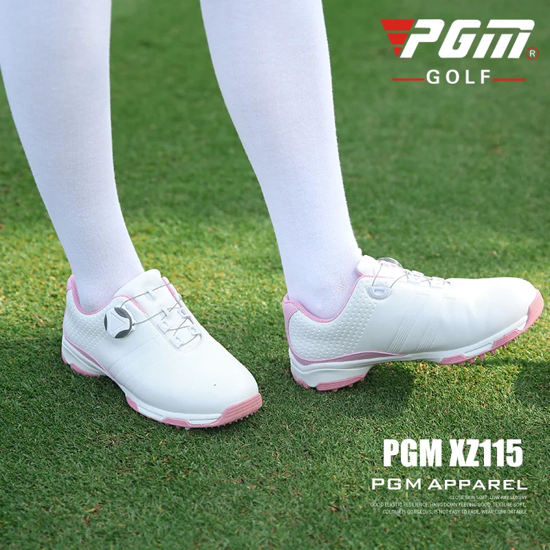 Pgm Women Professional Golf Shoes Waterproof Spikes Anti-slip Sneaker Rotating Shoeslace Training Golf Shoes D0753
Pgm Women Professional Golf Shoes Waterproof Spikes Anti-slip Sneaker Rotating Shoeslace Training Golf Shoes D0753