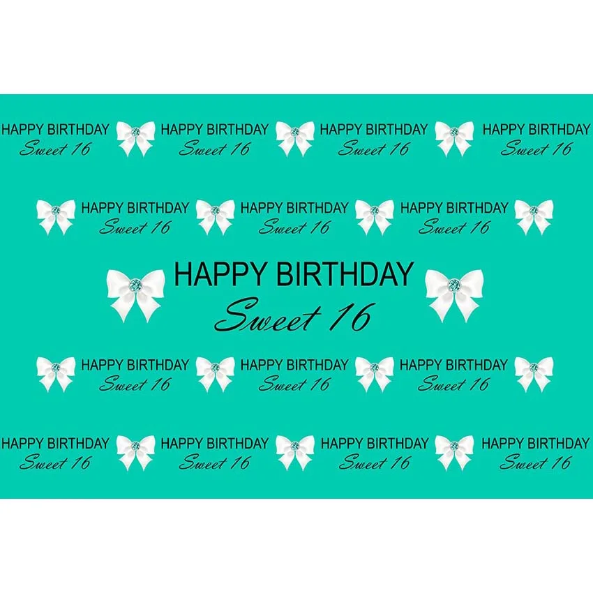 7x5ft Sweet 16 Happy Birthday Party Bow Repeat Tiled Pattern Custom Photo Studio Background Backdrop Vinyl Banner 220cm x 150cm
7x5ft Sweet 16 Happy Birthday Party Bow Repeat Tiled Pattern Custom Photo Studio Background Backdrop Vinyl Banner 220cm x 150cm