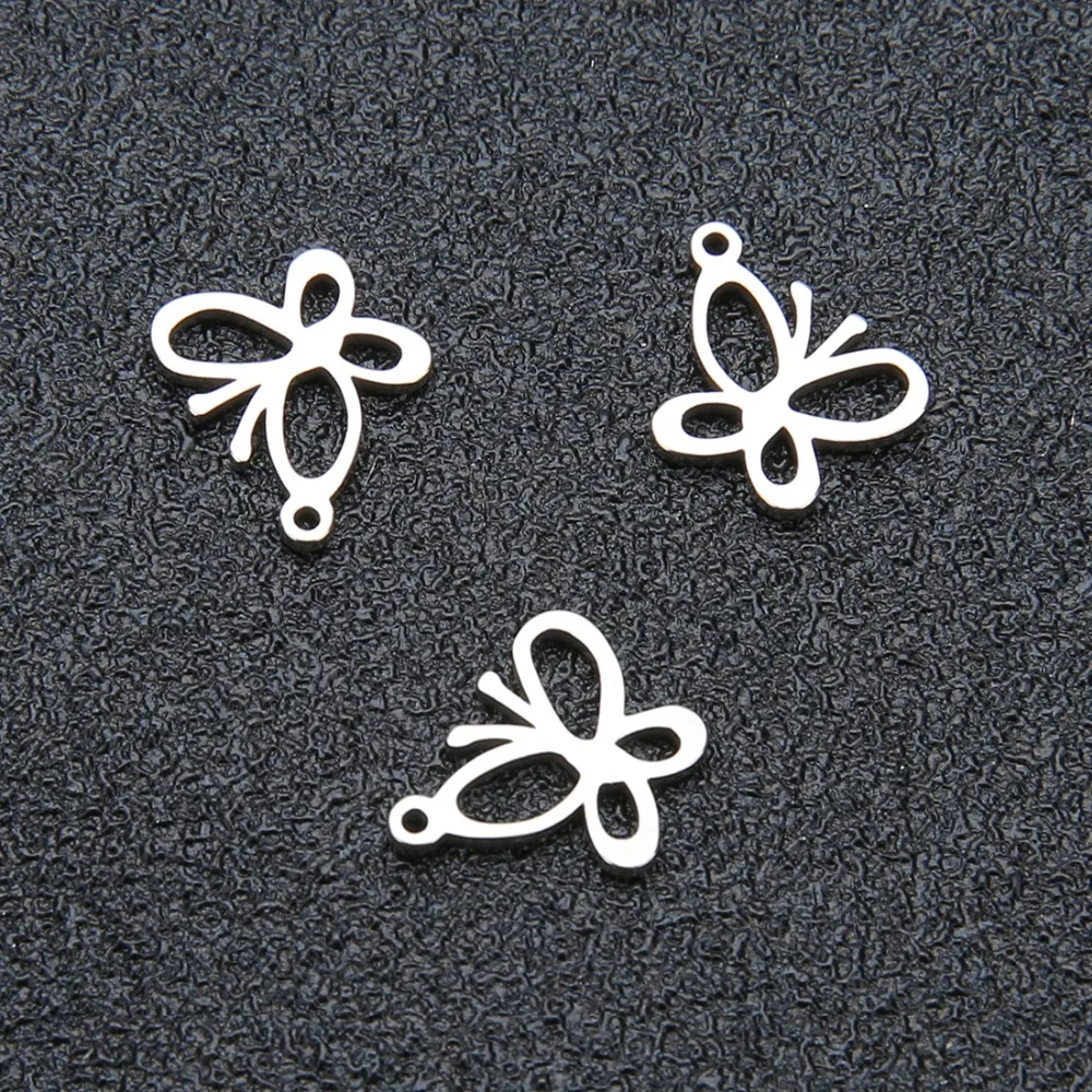 XINYAO 20pcs/lot 9.8*12.3mm Stainless Steel Hollow Cute Butterfly Charm Connectors For Bracelet Pendant Necklaces jewelry
XINYAO 20pcs/lot 9.8*12.3mm Stainless Steel Hollow Cute Butterfly Charm Connectors For Bracelet Pendant Necklaces jewelry