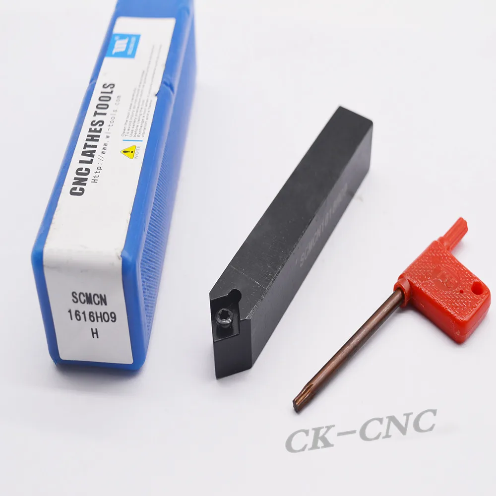 SCMCN1616H09 16*16*100mm 80degreeCNC Lathe External Cutting Tool Middle Holder For CC**09T3 inserts
SCMCN1616H09 16*16*100mm 80degreeCNC Lathe External Cutting Tool Middle Holder For CC**09T3 inserts