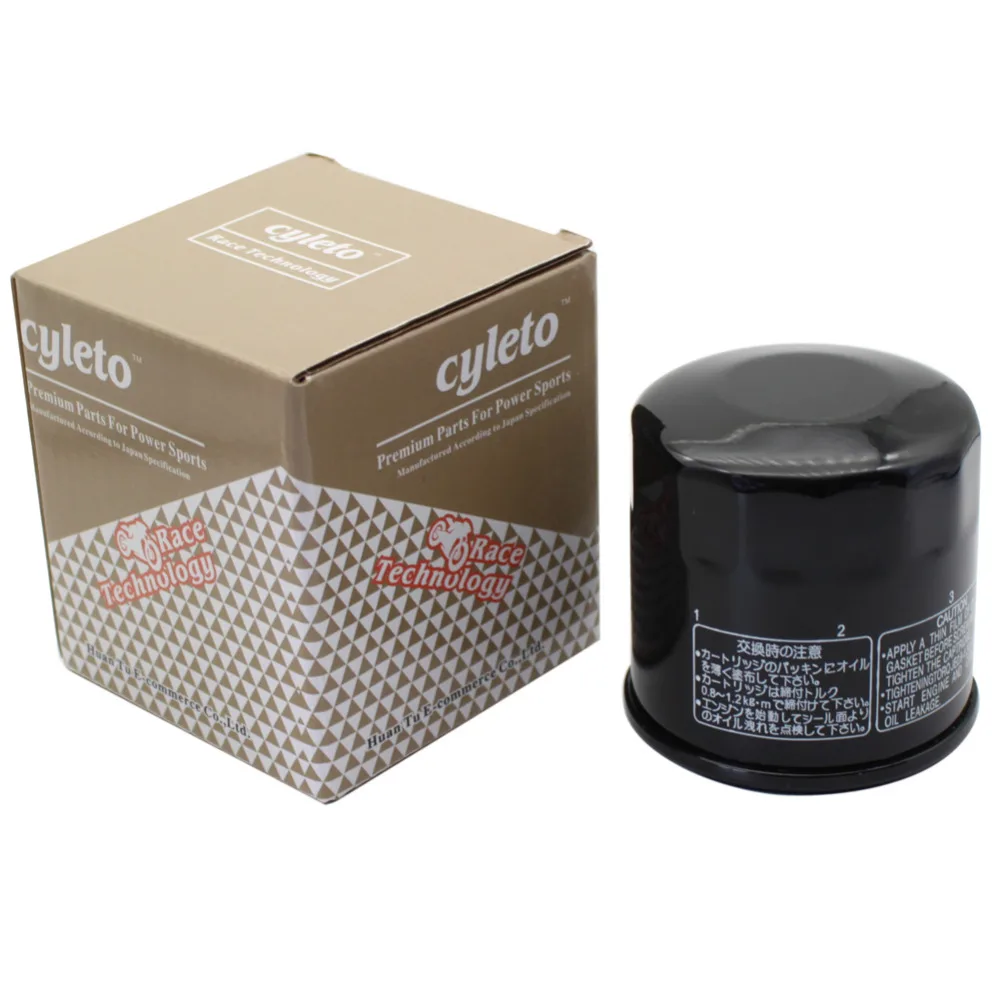 Cyleto Oil Filter for YAMAHA YXR450 YXR 450 RHINO 450 2007 2008 2009 YXR660 YXR 660 RHINO 660 2007-2013
Cyleto Oil Filter for YAMAHA YXR450 YXR 450 RHINO 450 2007 2008 2009 YXR660 YXR 660 RHINO 660 2007-2013
