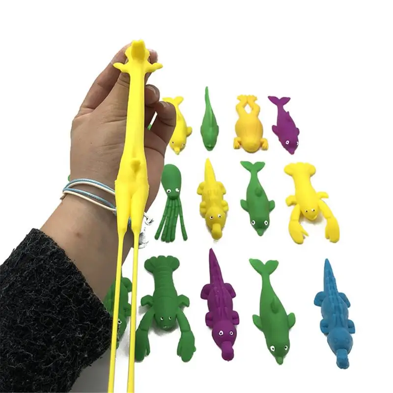 6pcs Slingshot Animal Toys Novelty Funny Catapult Kids Party Favors Supplies Squeeze Stress Relief Toy
6pcs Slingshot Animal Toys Novelty Funny Catapult Kids Party Favors Supplies Squeeze Stress Relief Toy