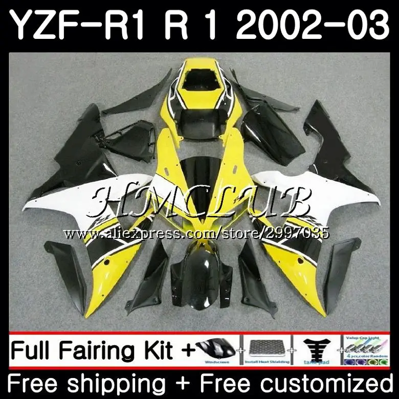 Yellow white Body For YAMAHA YZF R 1 YZF 1000 YZF-R1 2002 2003 20HC.15 YZF R1 02 03 YZF-1000 YZF1000 YZFR1 02 03 Fairing Frame
Yellow white Body For YAMAHA YZF R 1 YZF 1000 YZF-R1 2002 2003 20HC.15 YZF R1 02 03 YZF-1000 YZF1000 YZFR1 02 03 Fairing Frame