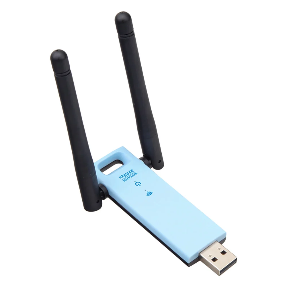 300 Мбит/с двойной антенный ретранслятор Wi Fi усилитель высокоскоростной USB