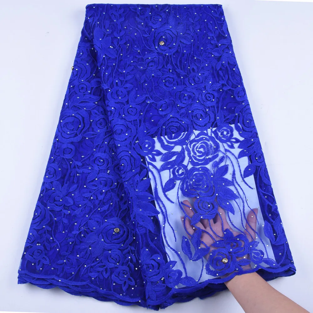 French Net Cord Lace Fabric Nigerian Lace Fabric High Quality African Blue Tulle Voile Mesh Lace Fabric For Wedding Party Dress
French Net Cord Lace Fabric Nigerian Lace Fabric High Quality African Blue Tulle Voile Mesh Lace Fabric For Wedding Party Dress
