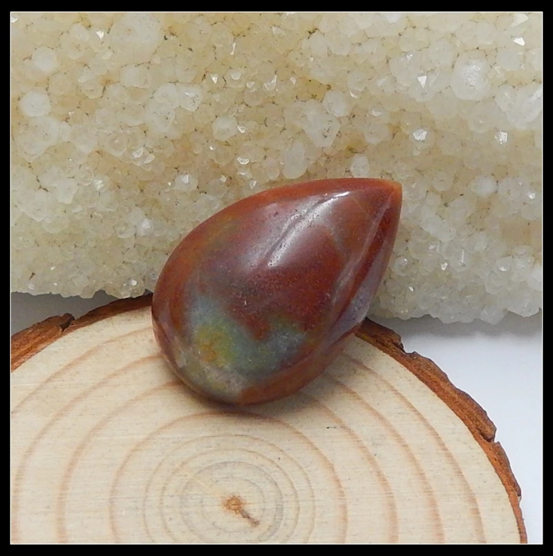 Water Drop-Shape Gemstone Natural Stone Amazonite Red Color DIY Jewelry Making Fashion Cabochon Accessories 35x23x10mm 11g
Water Drop-Shape Gemstone Natural Stone Amazonite Red Color DIY Jewelry Making Fashion Cabochon Accessories 35x23x10mm 11g