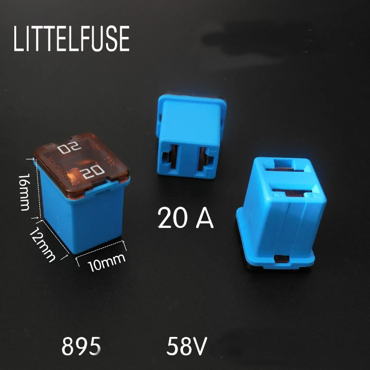 Бесплатная доставка 10 шт. автомобильный предохранитель littlefuse 58 в 20A 895 серия