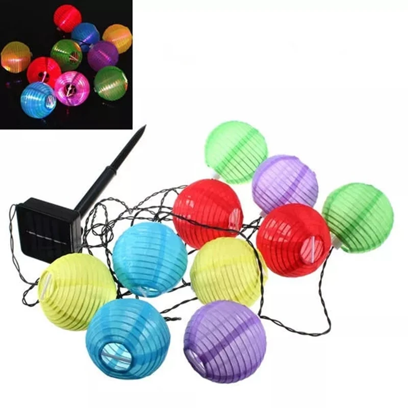10 LED Solar Power Lantern Shaped String Light Fairy Xmas Garden Lamp For Outdoor Holiday Decoration
10 LED Solar Power Lantern Shaped String Light Fairy Xmas Garden Lamp For Outdoor Holiday Decoration