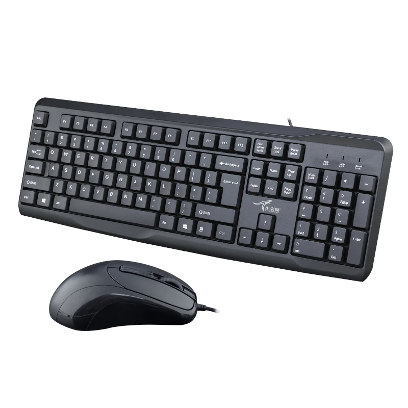 Black gaming keyboard and mouse USB wired teclado gamer canico klavye set toetsenbord for pc notebook kit | Компьютеры и офис