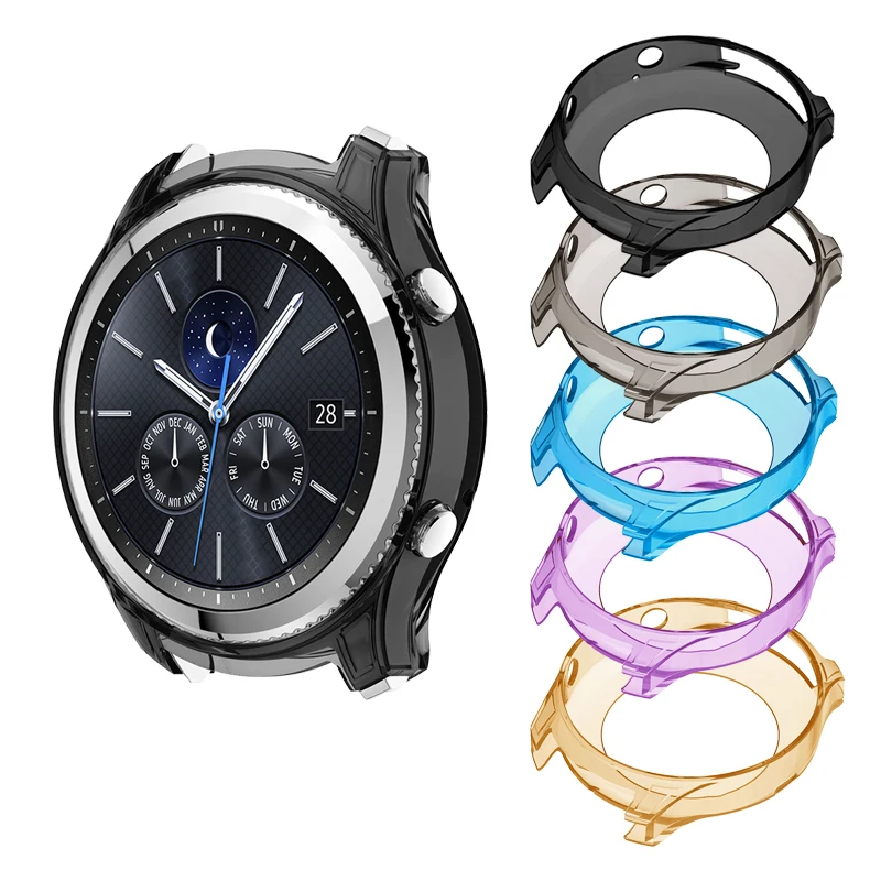 Чехол для часов Samsung Gear S3 Classic, противоударный, из ТПУ, с защитной рамкой
Чехол для часов Samsung Gear S3 Classic, противоударный, из ТПУ, с защитной рамкой