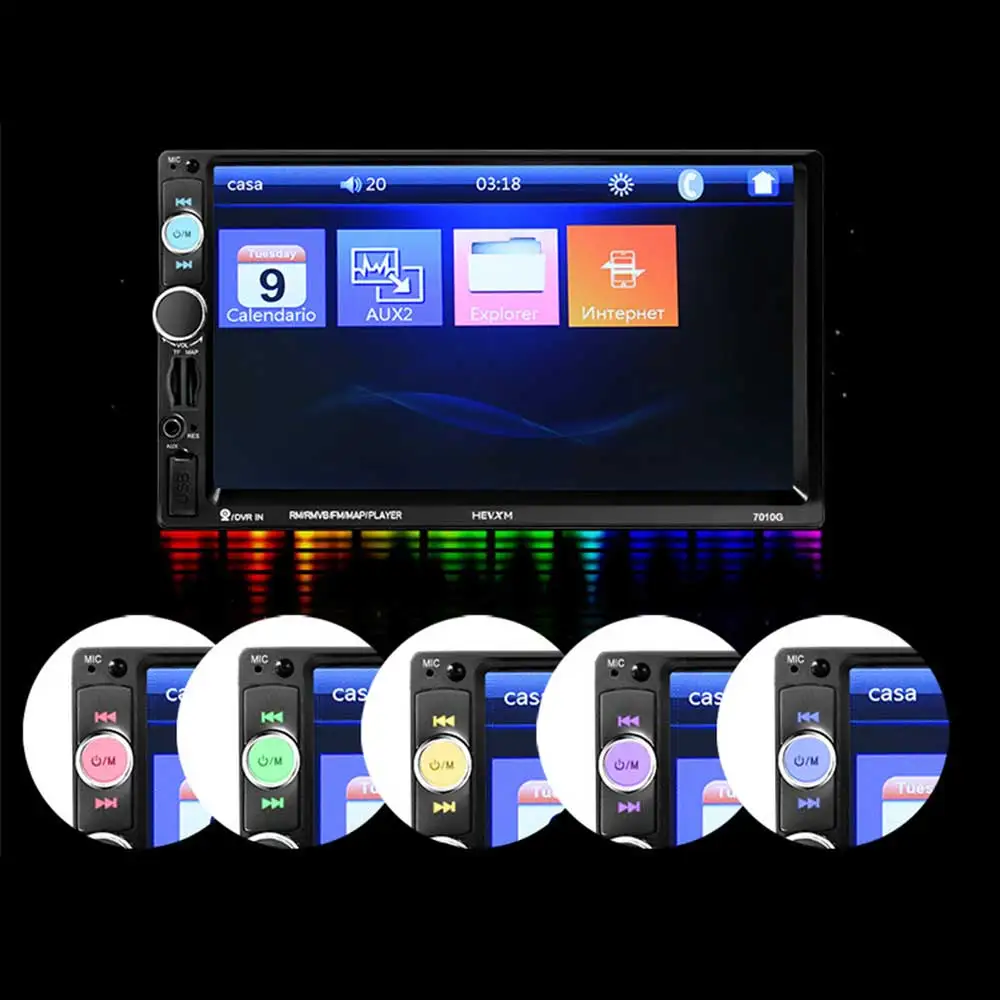 7Inch Bluetooth FM Radio Car MP5 Player 1080P Camera 2 Din Car Video Player Car DVD
7Inch Bluetooth FM Radio Car MP5 Player 1080P Camera 2 Din Car Video Player Car DVD