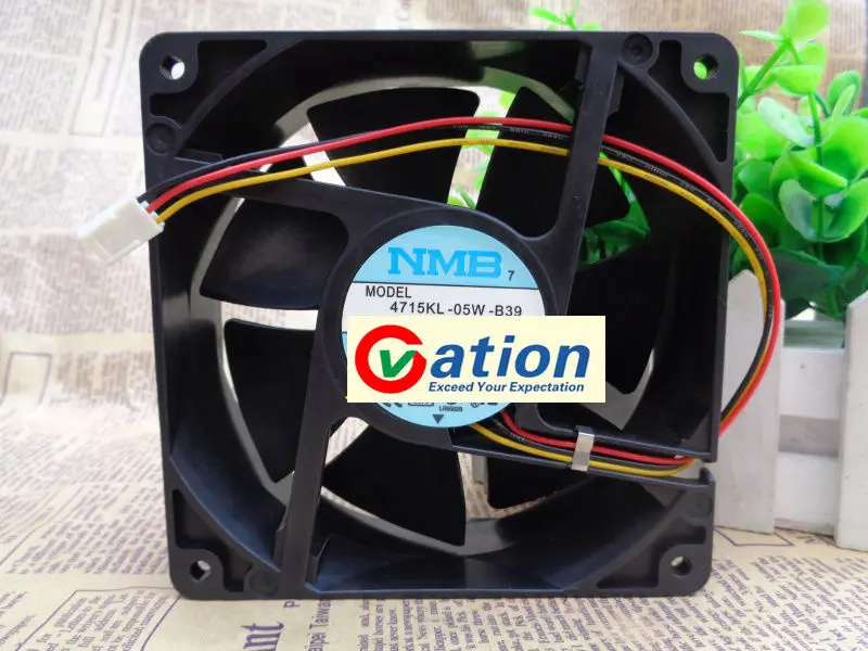 Computer Cooling Fan For 4715KL-05W-B39 12038 12cm 120mm DC 24V Axial cooling fan 3 Pin PC CPU Cooler Fan Heat Sink
Computer Cooling Fan For 4715KL-05W-B39 12038 12cm 120mm DC 24V Axial cooling fan 3 Pin PC CPU Cooler Fan Heat Sink