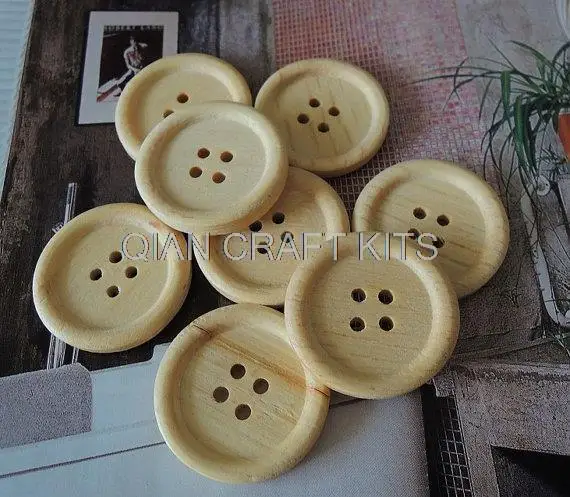 250pcs 25mm Unfinished Natural Wood wooden button 4 holes No varnish for your handmade piece diy craft project pine edged
250pcs 25mm Unfinished Natural Wood wooden button 4 holes No varnish for your handmade piece diy craft project pine edged