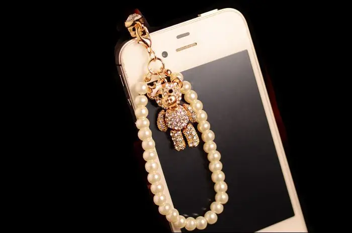 Fashion style cartoon new pearl chain bear 3.5mm phone dust plug for Iphone for xiaomi for Htc
Fashion style cartoon new pearl chain bear 3.5mm phone dust plug for Iphone for xiaomi for Htc