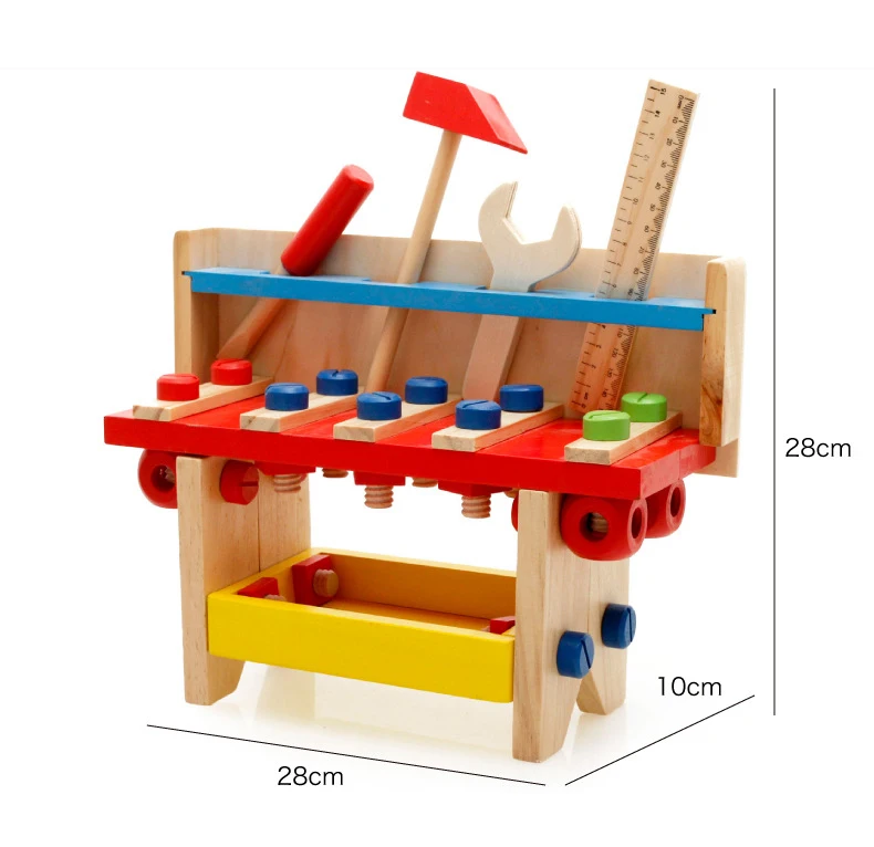 MWZ Children Pretend Play Toys Simulation Repair Tool Set Wooden educational multifunctional tool Table for boy Gifts
MWZ Children Pretend Play Toys Simulation Repair Tool Set Wooden educational multifunctional tool Table for boy Gifts