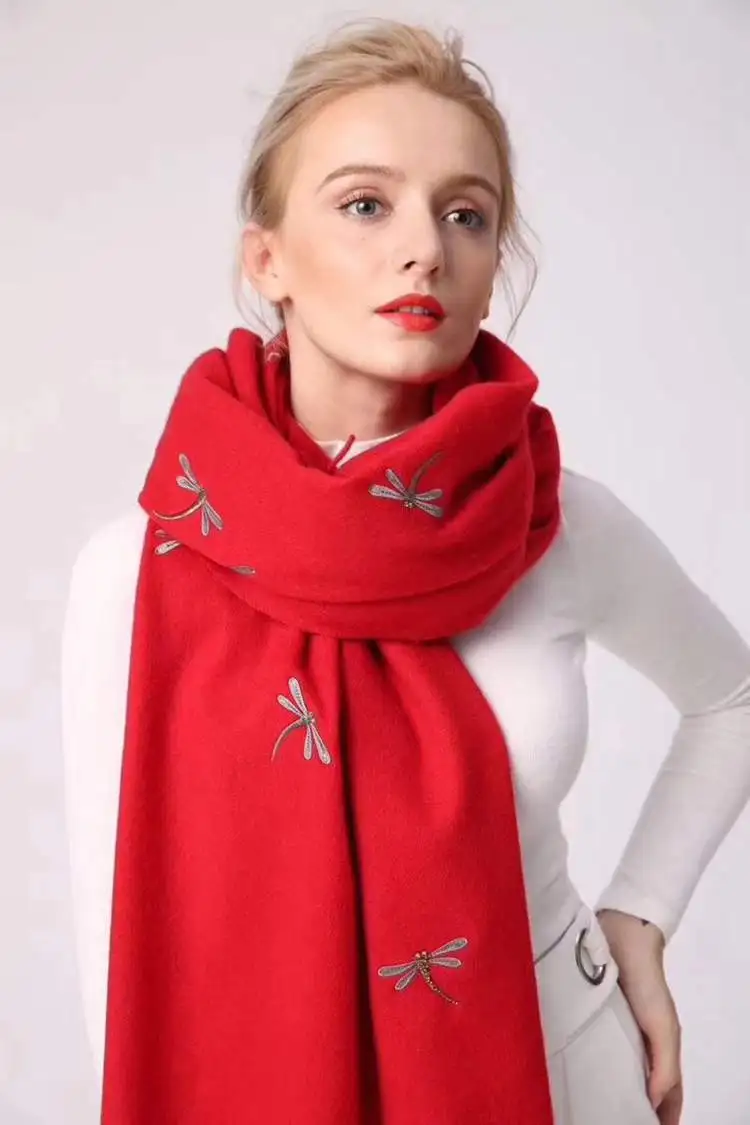 Luxury scarf women,cashmere embroidery dragonfly scarf,bandana,pashmina,wool shawls,women cape,shawls and scarves,one pc sale
Luxury scarf women,cashmere embroidery dragonfly scarf,bandana,pashmina,wool shawls,women cape,shawls and scarves,one pc sale