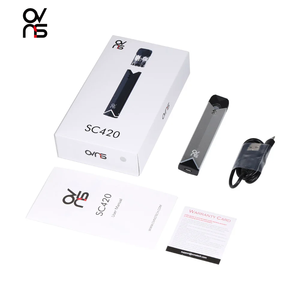 Original SC420 3PCS PodS/BOX,Vape Kit 1.0ml Pod Cartridge 1.4ohm Ceramic 400mah built in battery LED Vaporize E Cigarette E Cig
Original SC420 3PCS PodS/BOX,Vape Kit 1.0ml Pod Cartridge 1.4ohm Ceramic 400mah built in battery LED Vaporize E Cigarette E Cig