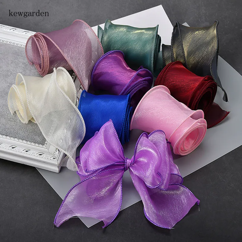 Kewgarden 2" 50mm Wavy Organza Ribbons Handmade Tape DIY Hair Bow Accessories 5 Meters
Kewgarden 2" 50mm Wavy Organza Ribbons Handmade Tape DIY Hair Bow Accessories 5 Meters