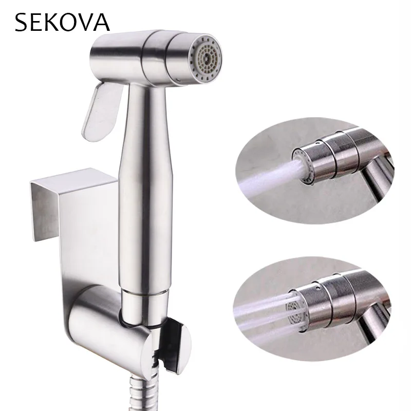 Double Function Stainless Steel Toilet Bidet Faucet Bathroom Handheld Bidet Sprayer Set Kit Tank Hook & Wall Mount
Double Function Stainless Steel Toilet Bidet Faucet Bathroom Handheld Bidet Sprayer Set Kit Tank Hook & Wall Mount