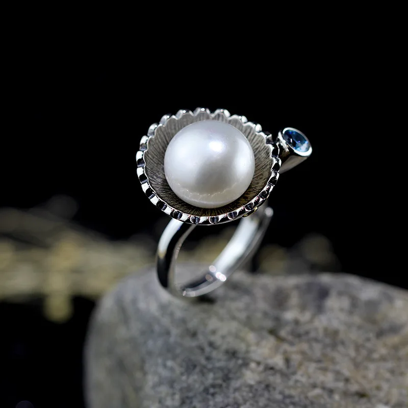 Authentic 100% 925 sterling Silver Natural Pearl Rings Compatible With European Fit Original Ring Jewelry
Authentic 100% 925 sterling Silver Natural Pearl Rings Compatible With European Fit Original Ring Jewelry