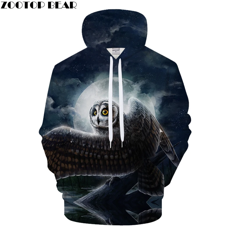 Owl & Moon 3D Printed Hoodie Sweatshit Fashion Hoodies Men 2018 Autumn Winter Cloth Tracksuit Pullover Drop Ship ZOOTOP BEAR
Owl & Moon 3D Printed Hoodie Sweatshit Fashion Hoodies Men 2018 Autumn Winter Cloth Tracksuit Pullover Drop Ship ZOOTOP BEAR