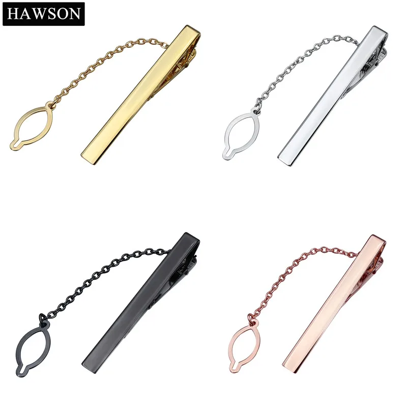 Fashion Chain Tie Clip 4 pcs in One Set Tie Clips for Men HAWSON Brand Neck Tie Pin Bar with Luxury Box
Fashion Chain Tie Clip 4 pcs in One Set Tie Clips for Men HAWSON Brand Neck Tie Pin Bar with Luxury Box