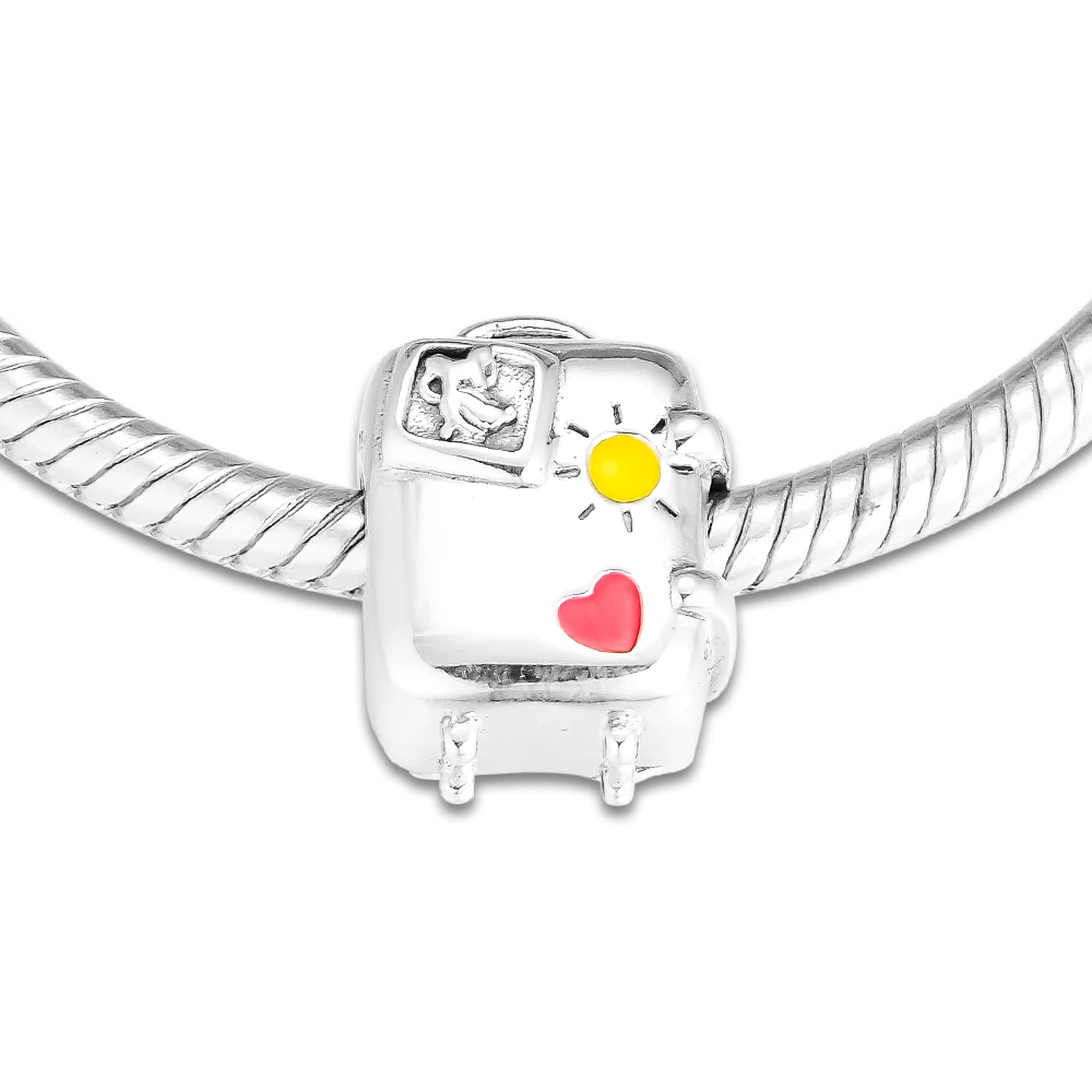 DIY Fits for Pandora Charms Bracelets Mouse Vacay Mode Suitcase Beads 100% 925 Sterling-Silver-Jewelry Free Shipping
DIY Fits for Pandora Charms Bracelets Mouse Vacay Mode Suitcase Beads 100% 925 Sterling-Silver-Jewelry Free Shipping