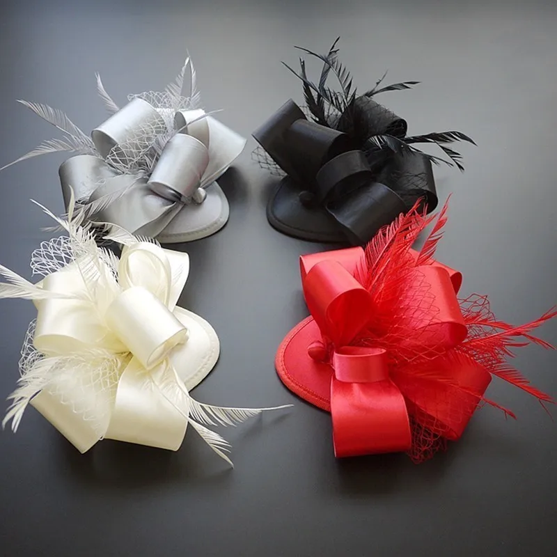 Women Chic Fascinator Hat Cocktail Wedding Party Church Headpiece Fashion Headwear Feather Hair Accessories Sinamay Fascinators
Women Chic Fascinator Hat Cocktail Wedding Party Church Headpiece Fashion Headwear Feather Hair Accessories Sinamay Fascinators