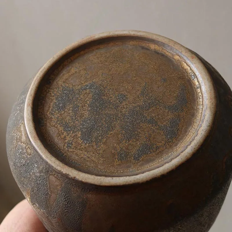 Vintage Coarse Pottery Kung Fu Tea Set Handmade Coarse Pottery Tea Cans Tea Storage Caddy Ceramic Sealed Jar Coffee Beans Tank
Vintage Coarse Pottery Kung Fu Tea Set Handmade Coarse Pottery Tea Cans Tea Storage Caddy Ceramic Sealed Jar Coffee Beans Tank