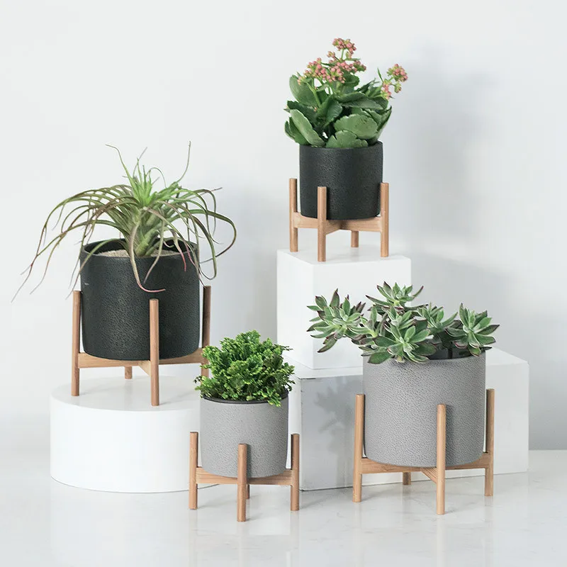 Nordic Desktop Solid Wood Flower Stand Cement Fleshy Flower Pot Creative Simple Living Room Balcony Assembly Cement Flower Pot
Nordic Desktop Solid Wood Flower Stand Cement Fleshy Flower Pot Creative Simple Living Room Balcony Assembly Cement Flower Pot