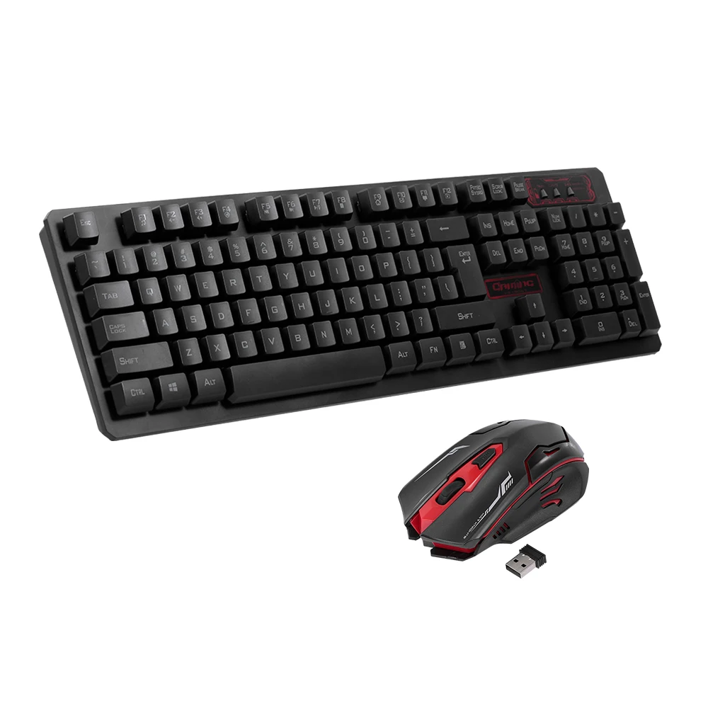 2.4 GHz Wireless Multimedia Gaming Keyboard Mouse Combo Set With USB Receiver Adjustable Holder 3D for PC Laptop Notebook | Компьютеры и