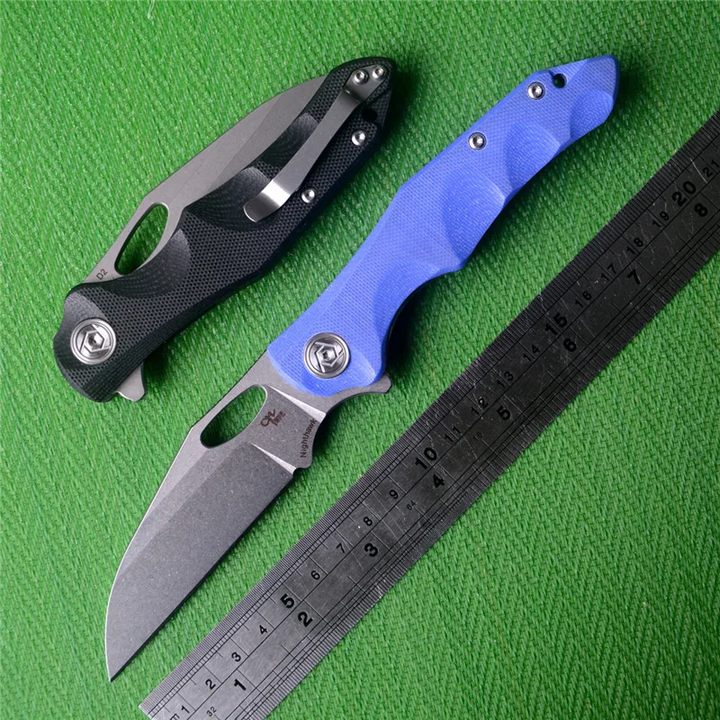 CH New Nighthawk Folding Pocket Knife D2 Blade Black or Blue G10 Handle Camping Survival Tactical Knives
CH New Nighthawk Folding Pocket Knife D2 Blade Black or Blue G10 Handle Camping Survival Tactical Knives
