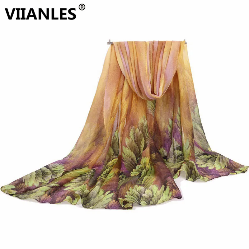 VIIANLES Print Shawl Women Scarf Fashionable Pashmina Echarpes Foulards Femme Bandana Scarf Women Long Silk Shawl Leaf Scarves
VIIANLES Print Shawl Women Scarf Fashionable Pashmina Echarpes Foulards Femme Bandana Scarf Women Long Silk Shawl Leaf Scarves