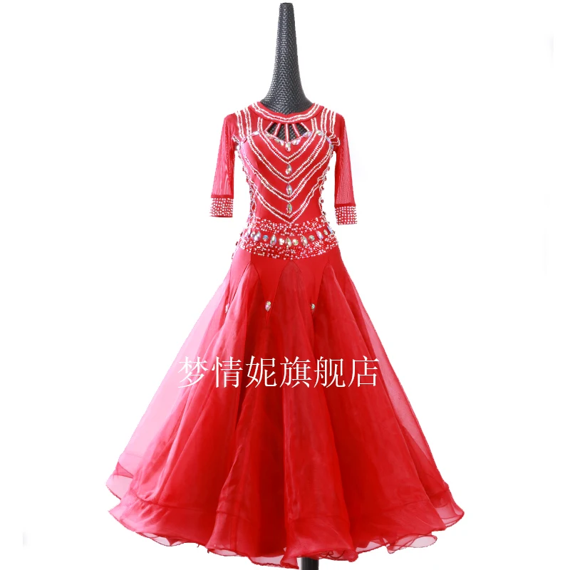 Ballroom Dancing Dress Newest Design Woman Modern Waltz Tango Dance Dress/standard Ballroom Competition Costume
Ballroom Dancing Dress Newest Design Woman Modern Waltz Tango Dance Dress/standard Ballroom Competition Costume