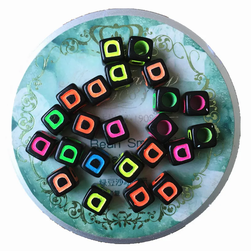 Wholesale 1900PCS/Lot 7*7MM Single Initial D Printing Plastic Acrylic Letter Beads DIY Ornament Accessories Alphabet Space Beads
Wholesale 1900PCS/Lot 7*7MM Single Initial D Printing Plastic Acrylic Letter Beads DIY Ornament Accessories Alphabet Space Beads
