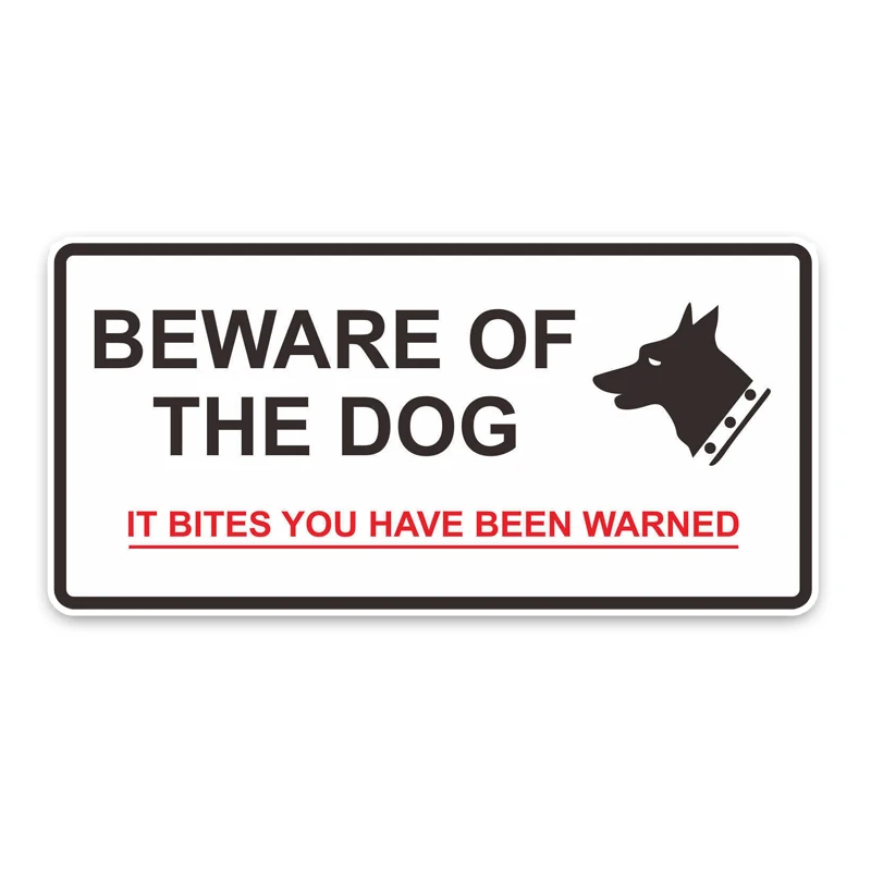 YJZT 15*7.3CM Beware Of The Dog Creative Fashion PVC Material Car Sticker C1-4674
YJZT 15*7.3CM Beware Of The Dog Creative Fashion PVC Material Car Sticker C1-4674