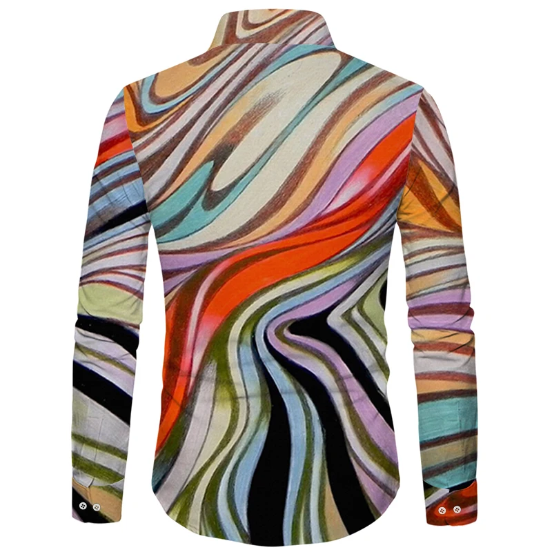 Cloudstyle Color Stripe Mens Long Sleeve Shirt 3D Printed Fairshaped Hawaiian Shirts Winter Dress Camisa Masculina Casual Tops
Cloudstyle Color Stripe Mens Long Sleeve Shirt 3D Printed Fairshaped Hawaiian Shirts Winter Dress Camisa Masculina Casual Tops
