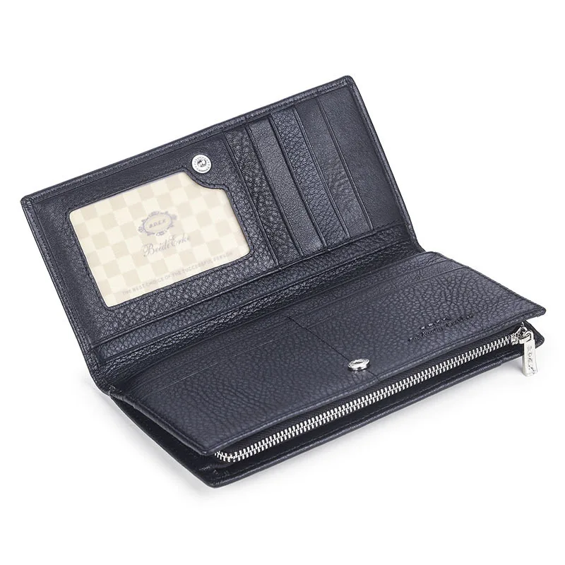 Soft Men Wallet Black Real Cowhide Genuine Leather Bifold Long Wallets Purses ID Credit Card Holder Coins Checkbook portfel
Soft Men Wallet Black Real Cowhide Genuine Leather Bifold Long Wallets Purses ID Credit Card Holder Coins Checkbook portfel
